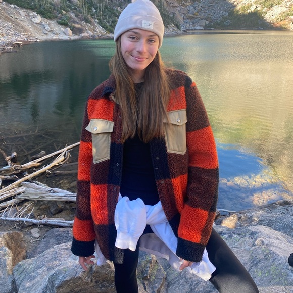 Todd Snyder x LL Bean plaid Sherpa overcoat - Picture 4 of 6